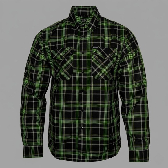 DIXXON Other - Dixxon Flannel Company Lamb Of God Shirt Mens XL Green Black Plaid Button Up NWT